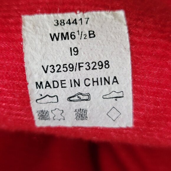 Lands End Faux Fur Trim Red Lace Up Winter Boots Women's 6.5B - Picture 12 of 12